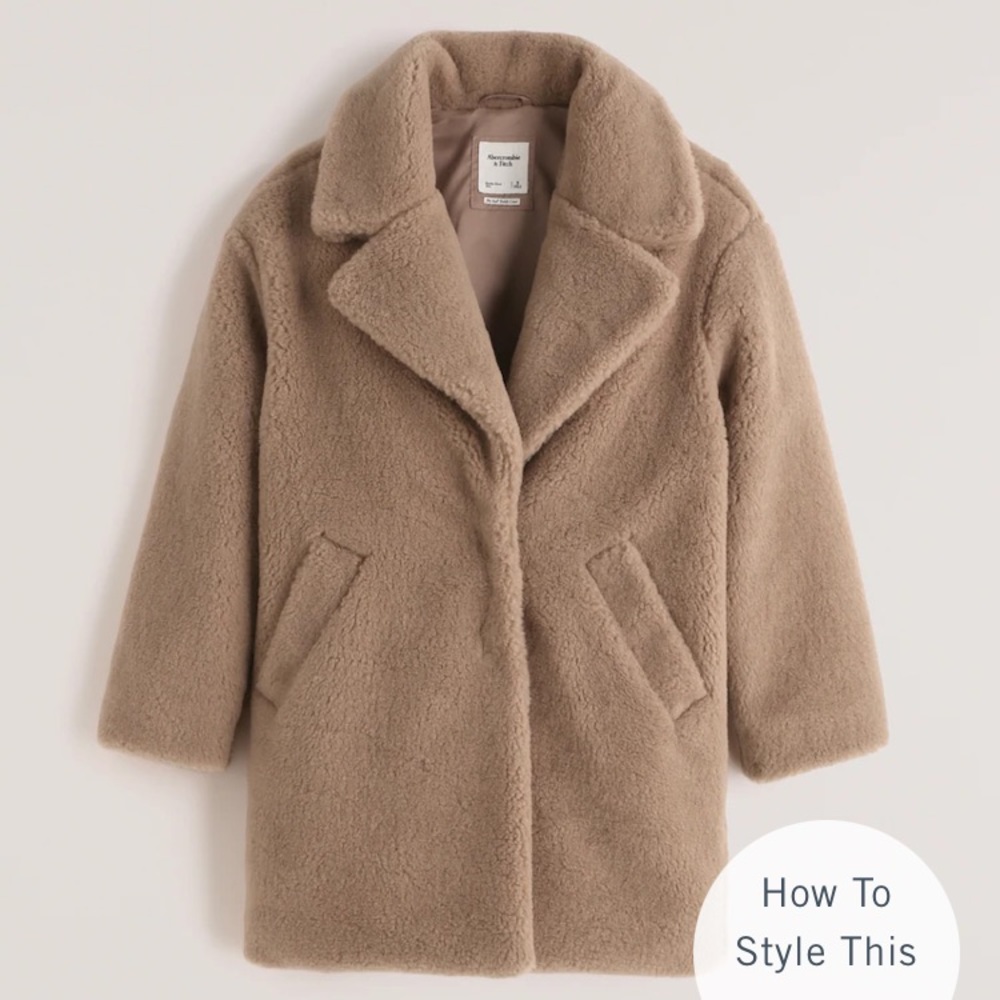 Abercrombie & Fitch Teddy Coat